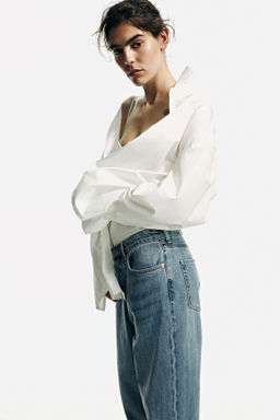 Wide Regular Waist Jeans - H&m фото 2