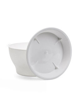 Цена за 3 шт. Горшок для цветов «Фиалочка», 800 мл, d=14 см, h=8 см, пластиковый, белый