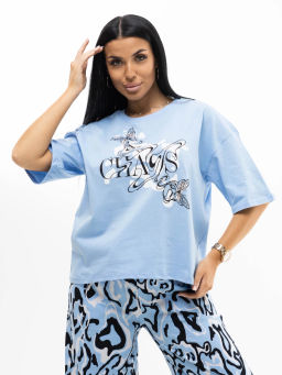 Костюм женский, цвет голубой