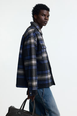 Sobrecamisa de franela Oversized Fit - H&m фото 2