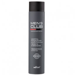 Белита MENS CLUB Шампунь-кондиционер д/всех типов волос Свежесть и укрепление 300мл