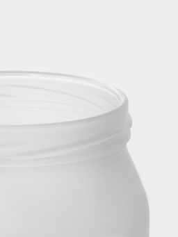 Банка для сыпучих продуктов Herevin Sugar, 1 л, стекло, белая