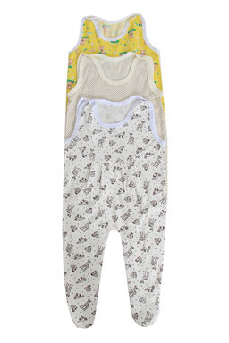 Набор ползунков на грудке кулирка 3шт. НБ-ПЗГР