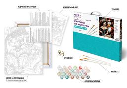 ФРЕЯ PNB/PL-299 Набор для раскрашивания по номерам Роскошная парочка