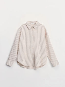 Блуза оверсайз из вискозы с длинным рукавом ZR2605012013-60 / Zarina