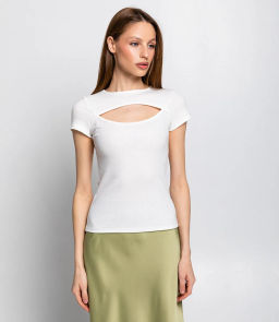 Футболка #КТ2253, белый