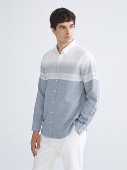 Regular Fit Uzun Kollu Arm?rl? Erkek G?mlek