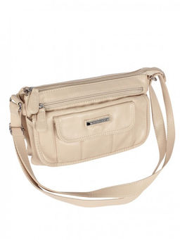 Сумка женская искусственная кожа Guecca-120, 3 отд, плечевой ремень, св. бежевый SALE 264067 - Adelia фото 5