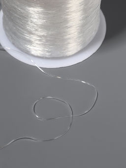 Нить для плетения, эластичная, 100±1 м, d=0.4 мм, прозрачная