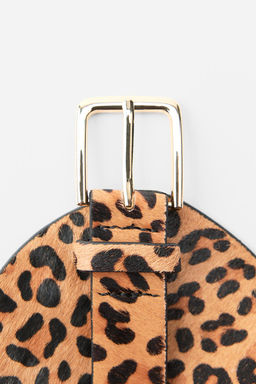 ANIMAL PRINT WAIST BELT - Zara фото 6