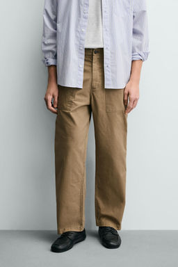 FADED STRAIGHT-LEG TROUSERS - Zara фото 19