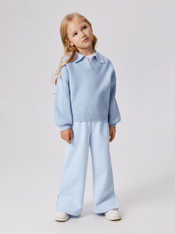 ACOOLA / Джемпер детский для девочек Matilde голубой  фото 3