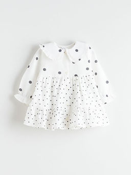 Bebe Yaka F?rf?rl? K?z Bebek Elbise