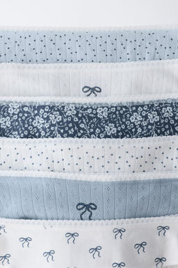 AGES 6-14 / 6-PACK OF BOW BRIEFS - Zara фото 8