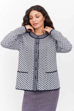 ЗЛАТА Жакет М 3156/синий