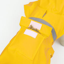 Дождевик для собак, размер М (ДС 25-30, ОГ 33-35, ОШ 21-25 см), жёлтый - Simaland фото 17