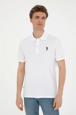 Футболка мужская U.S. Polo Assn белая хлопок  фото 3