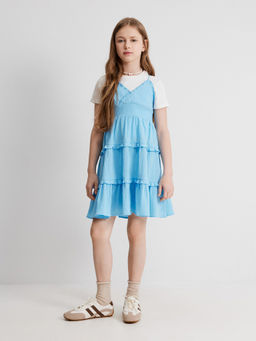 ACOOLA / Платье детское для девочек Erni голубой  фото 6