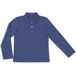 Поло однотонные с длинным рукавом Цветные (пуговицы) - Мариша фото 12