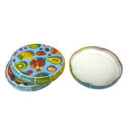 20шт. Крышка "твист-офф" d82мм (литография) "Времена года"