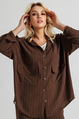 Блузка женская 4515/55/Коричневый