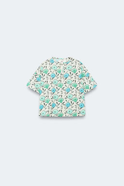 2-14 A?OS/ BLUSA ESTAMPADO FLORES LIMITED EDITION / Crudo medio - Zara фото 7