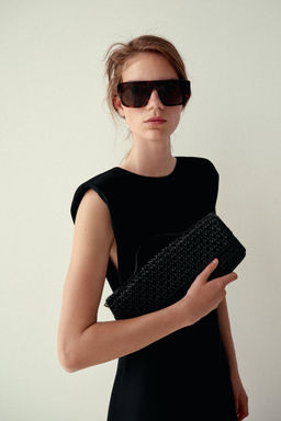 BOLSO SOBRE TRENZADO / Negro - Zara фото 2