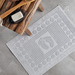 Полотенце махровое "Ножки" (серый) 50*70/1 шт. - 50*70 Махровые полотенца "Арт Дизайн" (Узбекистан)