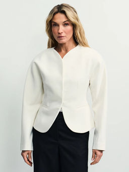 Приталенный жакет с вискозой в составе / Zarina  фото 4