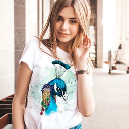 Эксклюзивная футболка Yana Pletneva упаковка плотный Zip пакет!