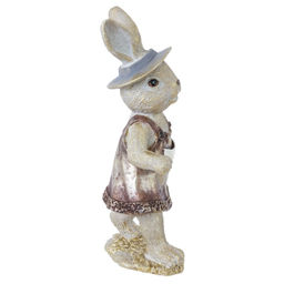 Фигурка декоративная "Зайка", L8 W7 H18 см