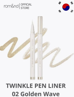 Rom&Nd Twinkle Pen Liner 02 Golden Wave, 1g - Подводка сияющая для век