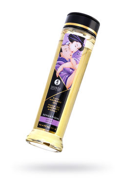Масло массажное для тела Shunga Чувство. Лаванда (Sensation. Lavender), 240 мл.
