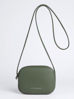 Женская кожаная сумка Richet 3147LN 956 Зеленый