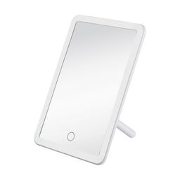 TLD-591 White/LED/80Lm/6000K/Dimmer Настольный светильник зеркало, 4W. Встроенный аккумулятор 3.7V/600mAh. Сенсорный выключатель. Диммер. Белый. ТМ Uniel