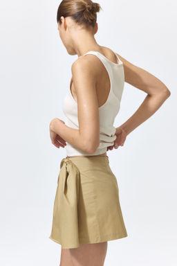 Falda de sarga con detalle drapeado - H&m фото 4