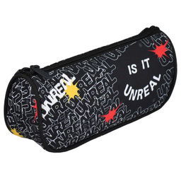 Пенал школьный Феникс+, арт.64182/ 48 ПАНК 2 (без наполнения, 20х9.5х4.5 см, полиэстер, молния, сублимационная печать, ПЭТ-пакет).