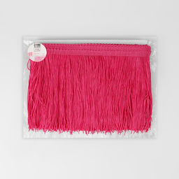 Тесьма декоративная «Бахрома», 15 см, 5±0.5 м, розовая