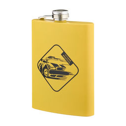 Фляжка Лучший водитель, нержавеющая сталь, 240 мл, 8 oz