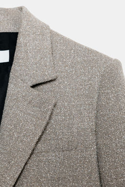 RUSTIC TEXTURED BLAZER - Zara фото 8