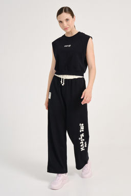 Майка трикотажная Черный