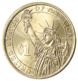 1 доллар 2014 года P США Калвин Кулидж 30-й президент США