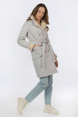 05-2103 Куртка женская зимняя (пояс)