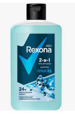 РЕКСОНА гель д/душа муж 490мл 2в1 Горный лед