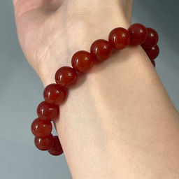 Браслет из Сердолика 17,5 см - Радуга самоцветов фото 8