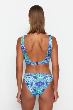 Etnik Desenli Normal Paca Bikini Alt? TBESS22BA0306