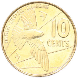 Монета 10 центов 2016 года Сейшелы