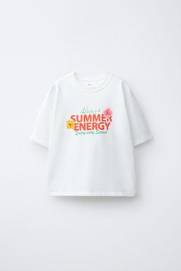 CAMISETA ESTAMPADO SUMMER / Blanco