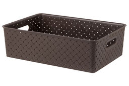 Корзинка с крышкой 7,5 л 35*24,5*10,5 см Береста темно-коричневый (модель 5221/01) - Elan gallery фото 4