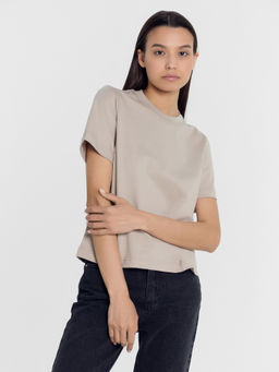 Футболка Mark Formelle коричневый из хлопка  фото 2